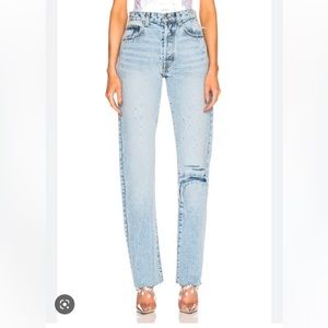 Miss Sixty x Palmer Girls Boyfriend Jeans in Light Wash